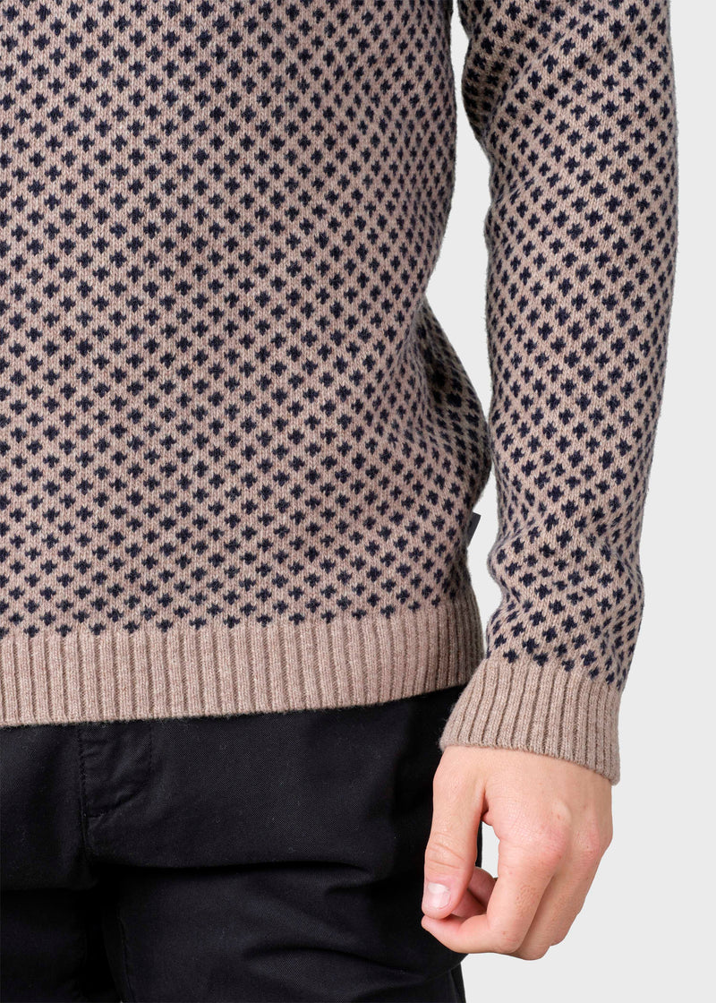 Klitmøller Collective ApS Rene knit Knitted sweaters Sand/navy