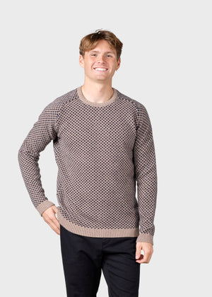 Klitmøller Collective ApS Rene knit Knitted sweaters Sand/navy