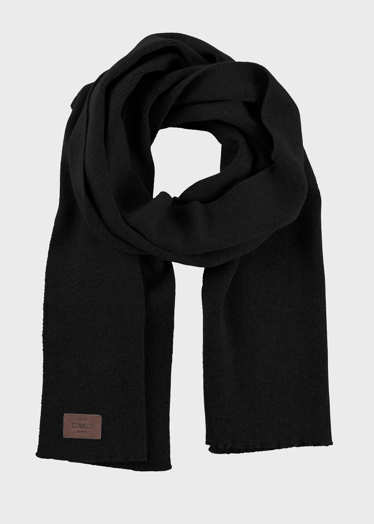 Klitmøller Collective ApS Rib scarf Scarfs Black