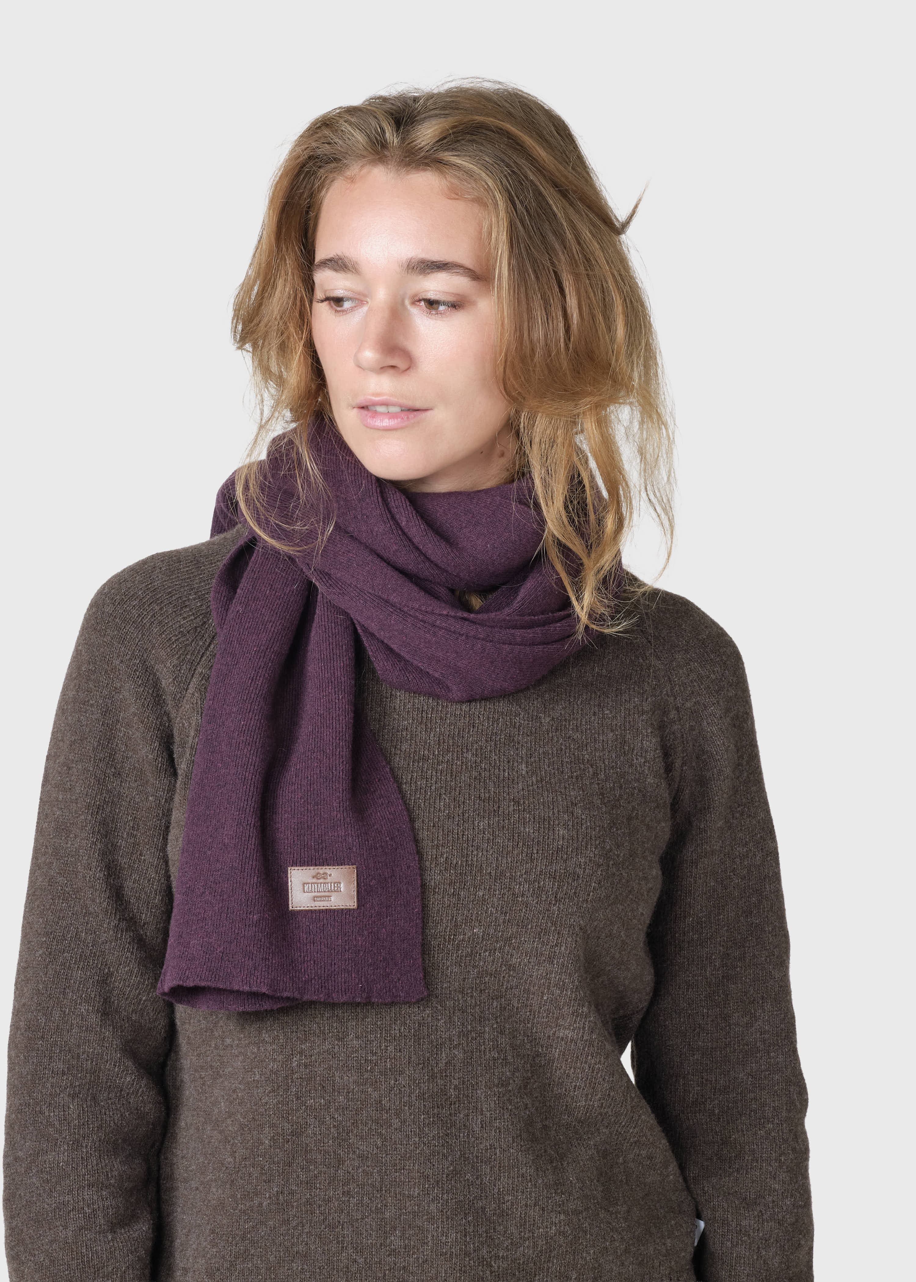 Rib scarf - Navy – klitmollercollective.com