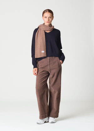 Klitmøller Collective ApS Rib scarf Scarfs Cashew