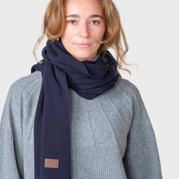 小物 todayful rib knit muffler sky blue 小物 todayful rib