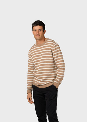 Klitmøller Collective ApS Robert knit Knitted sweaters Sand/cream