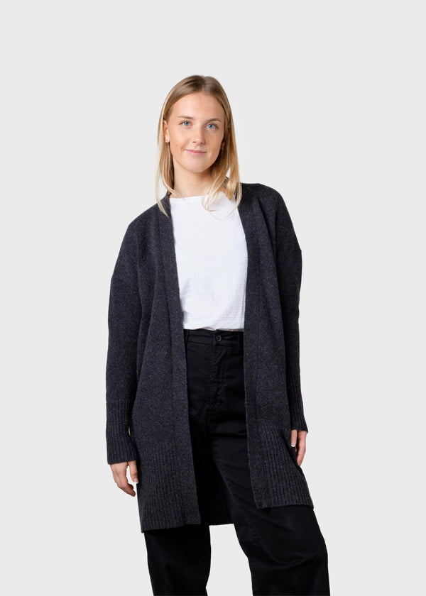 Klitmøller Collective ApS Rosemarie knit cardigan Knitted sweaters Anthracite