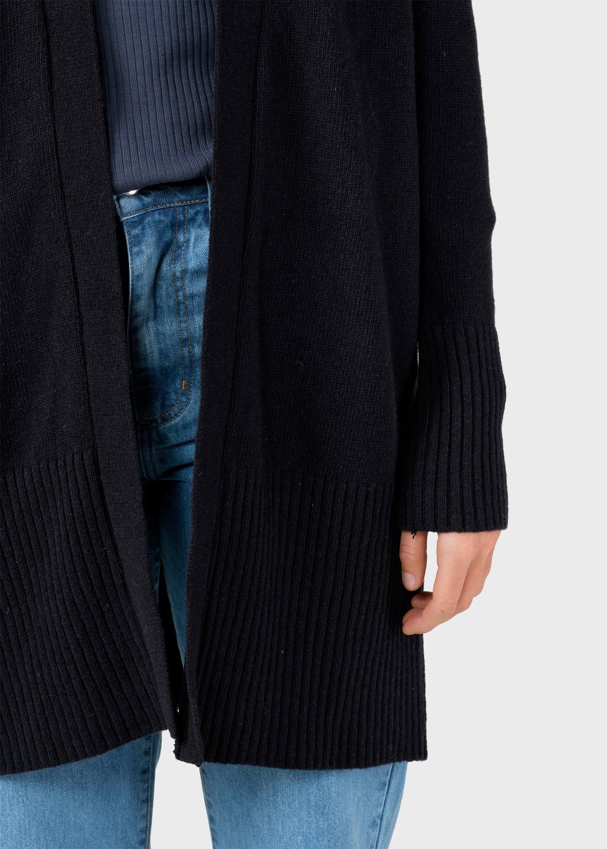 Klitmøller Collective ApS Rosemarie knit cardigan Knitted sweaters Black