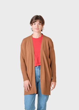 Klitmøller Collective ApS Rosemarie knit cardigan Knitted sweaters Camel