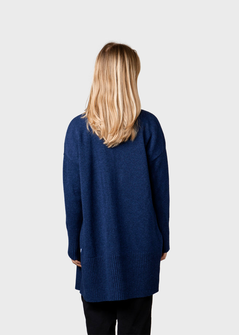 Klitmøller Collective ApS Rosemarie knit cardigan Knitted sweaters Deep blue