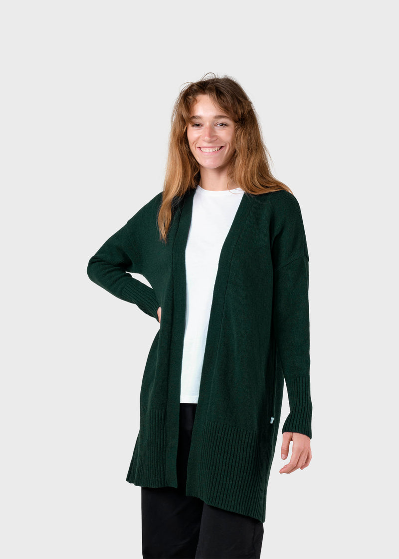 Klitmøller Collective ApS Rosemarie knit cardigan Knitted sweaters Moss Green