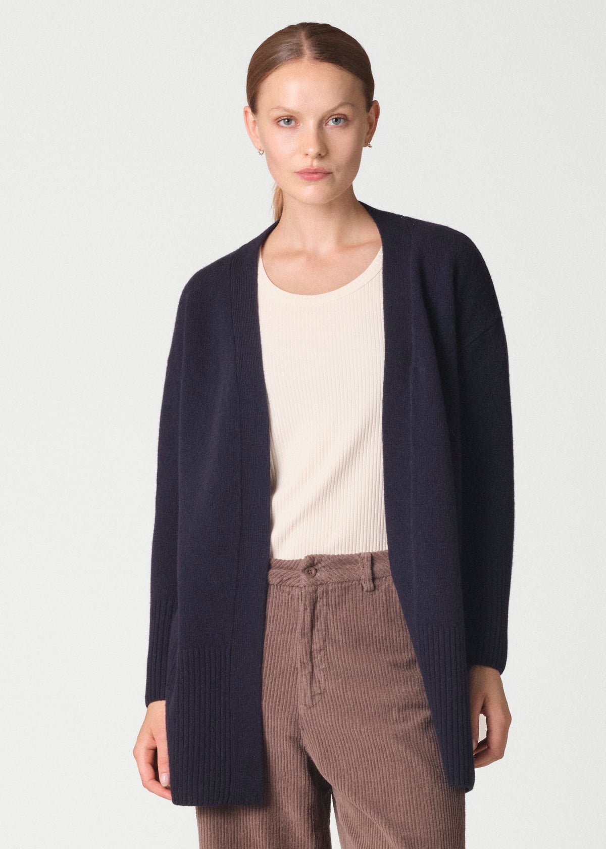 Klitmøller Collective ApS Rosemarie knit cardigan Knitted sweaters Navy