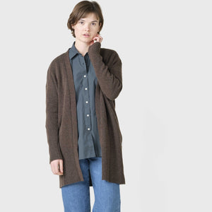 Klitmøller Collective ApS Rosemarie knit cardigan Knitted sweaters Taupe