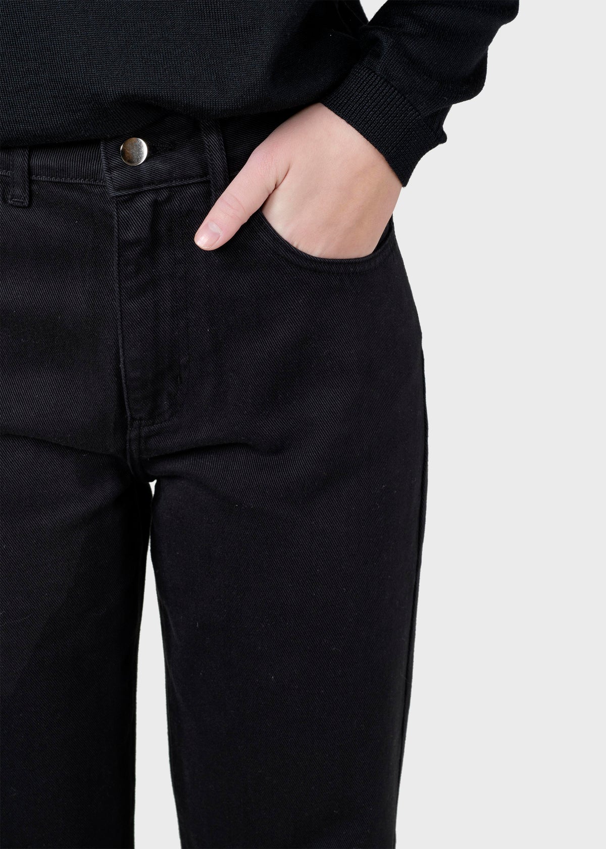Klitmøller Collective ApS Rubi denim pants Pants Black stonewash