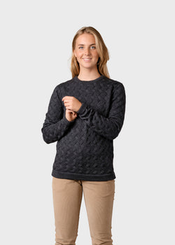 Klitmøller Collective ApS Samilla knit Knitted sweaters Anthracite