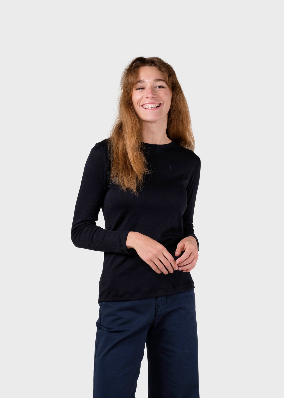Klitmøller Collective ApS Selma LS tee T-Shirts Black
