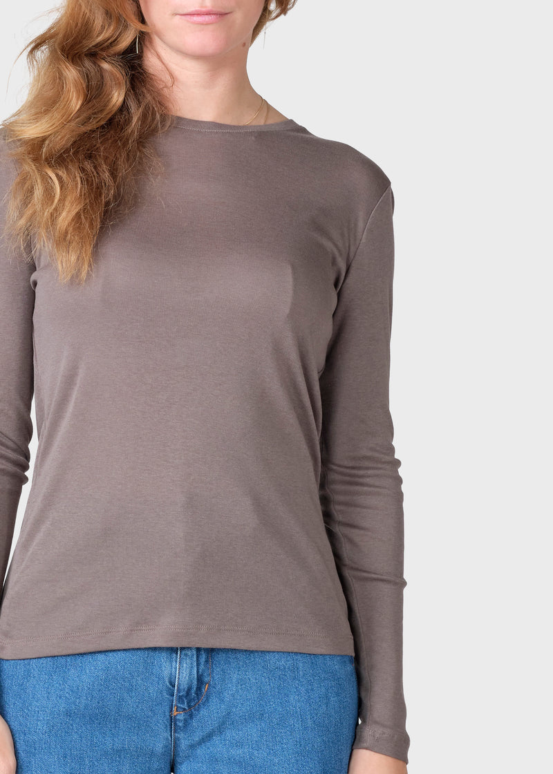 Klitmøller Collective ApS Selma LS tee T-Shirts Taupe