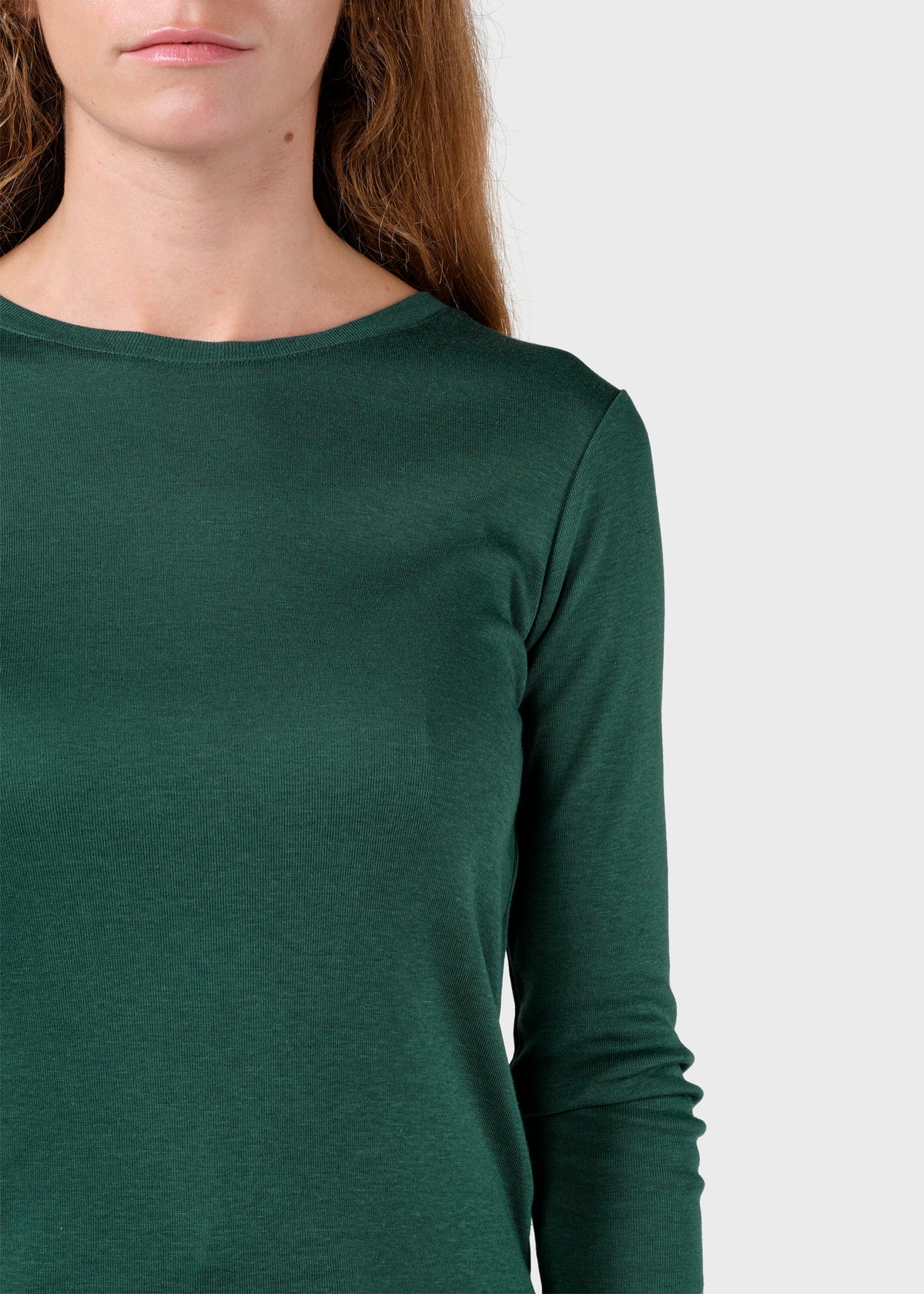 Klitmøller Collective ApS Selma LS tee OCS T-Shirts Moss Green