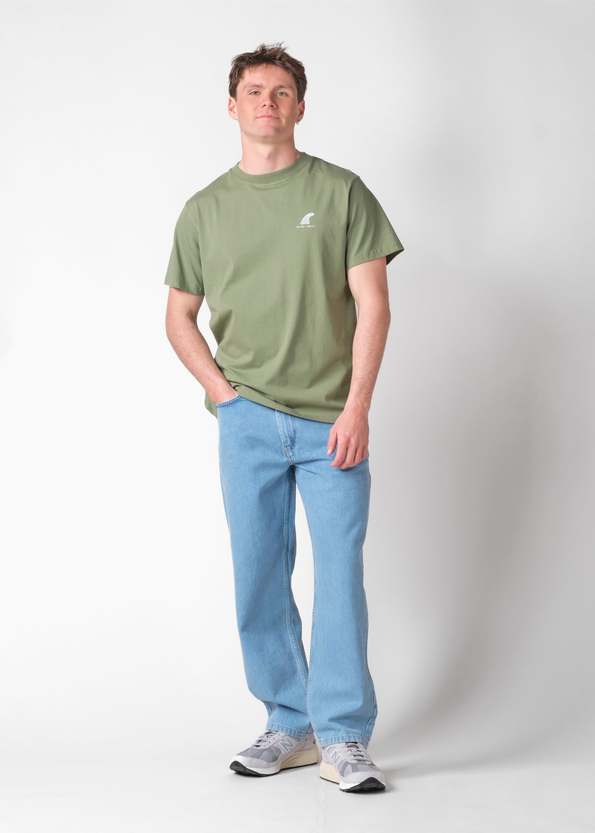 Klitmøller Collective ApS Seven tee OCS T-Shirts Herb green
