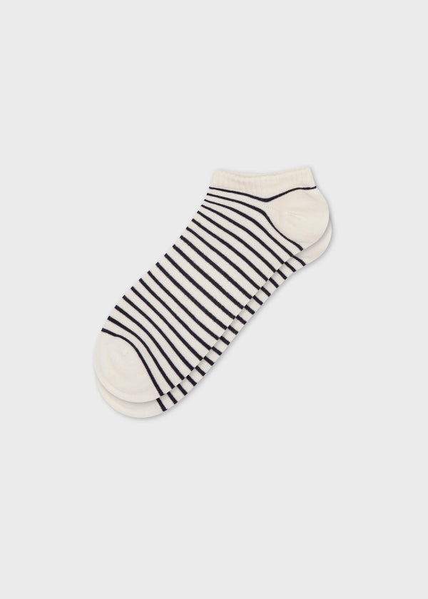 Klitmøller Collective ApS Short sock Socks Cream/navy