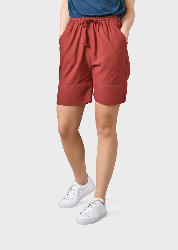 Klitmøller Collective ApS Sidse shorts Walkshorts Clay red