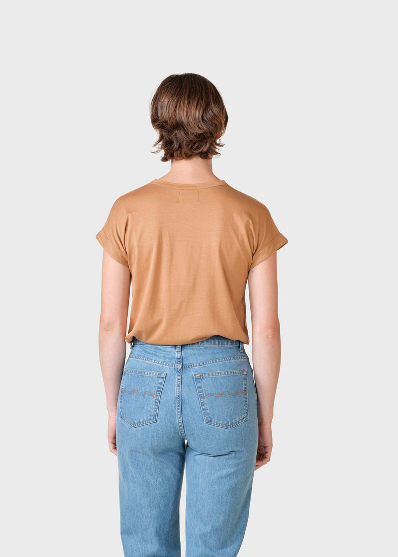 Klitmøller Collective ApS Sigrid tee T-Shirts Camel