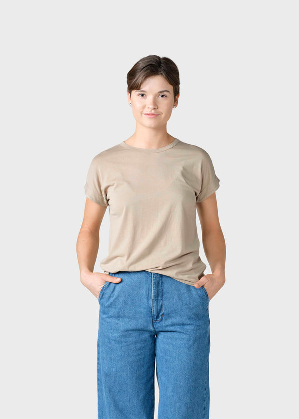 Klitmøller Collective ApS Sigrid tee T-Shirts Sand