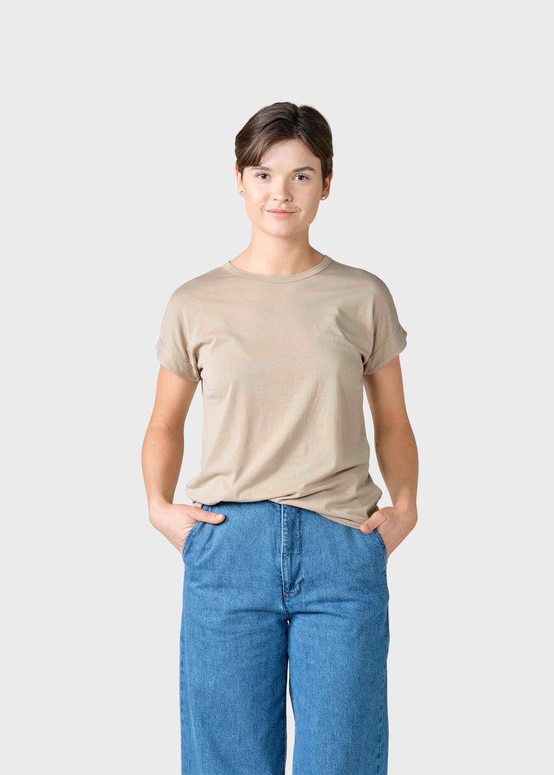 Klitmøller Collective ApS Sigrid tee T-Shirts Sand