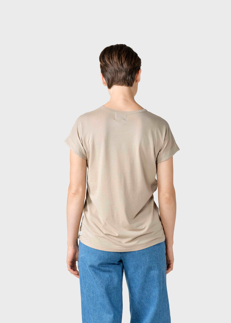 Klitmøller Collective ApS Sigrid tee T-Shirts Sand