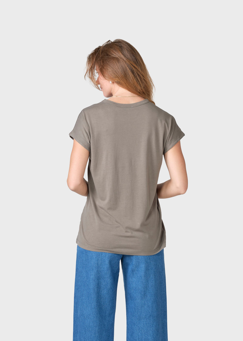 Klitmøller Collective ApS Sigrid tee T-Shirts Taupe