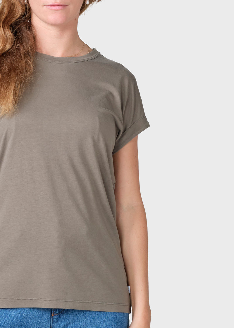 Klitmøller Collective ApS Sigrid tee T-Shirts Taupe