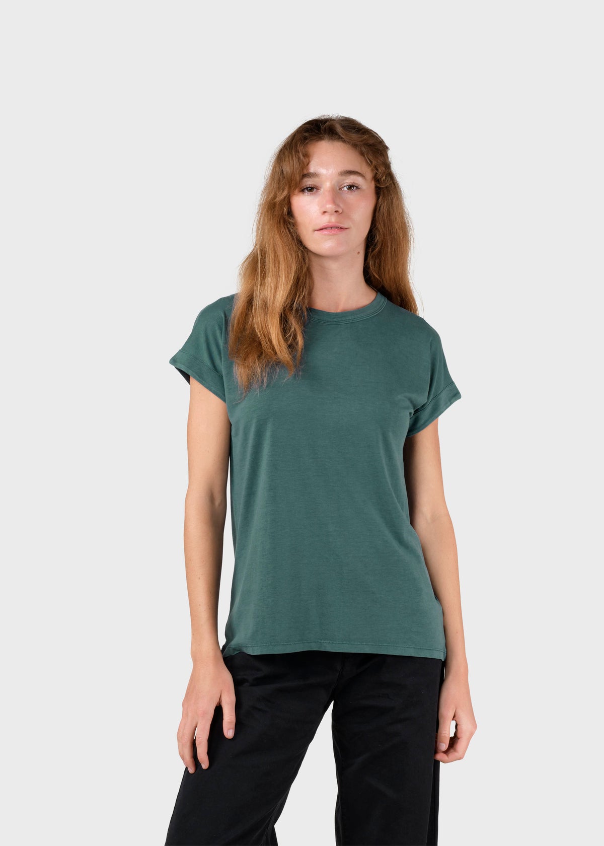Klitmøller Collective ApS Sigrid tee OCS T-Shirts Moss Green