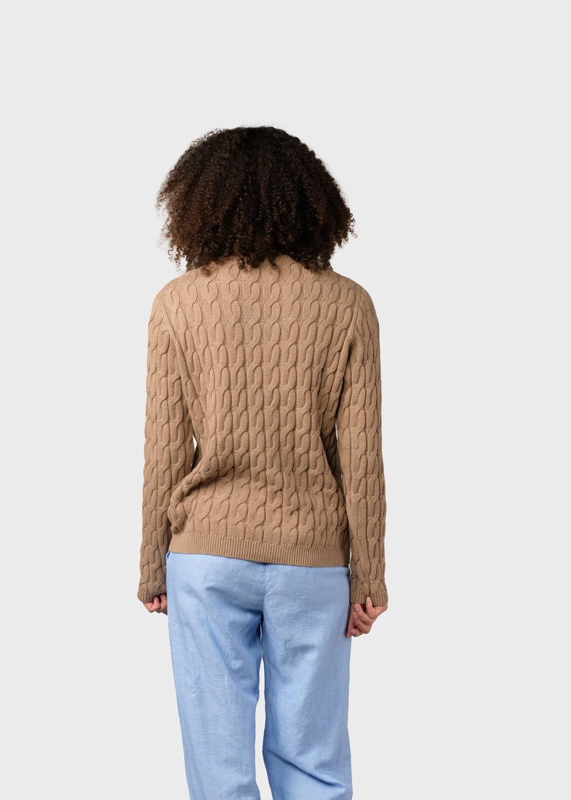 Klitmøller Collective ApS Sika Knit Knitted sweaters Sand