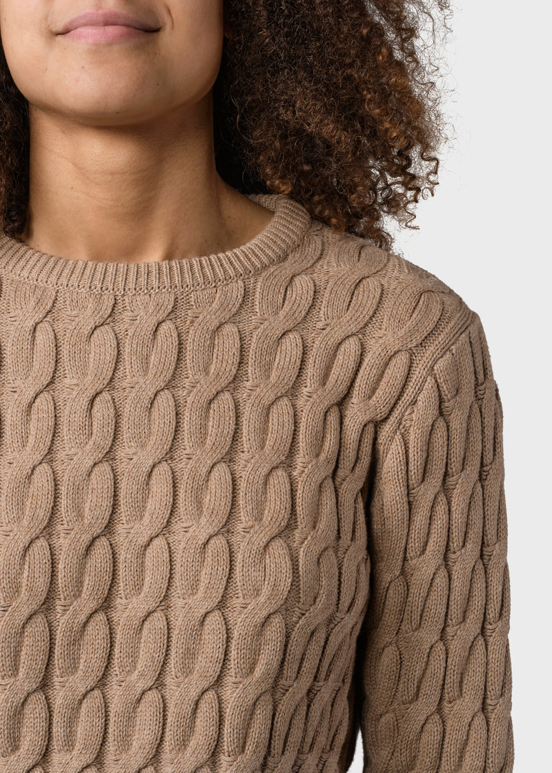 Klitmøller Collective ApS Sika Knit Knitted sweaters Sand