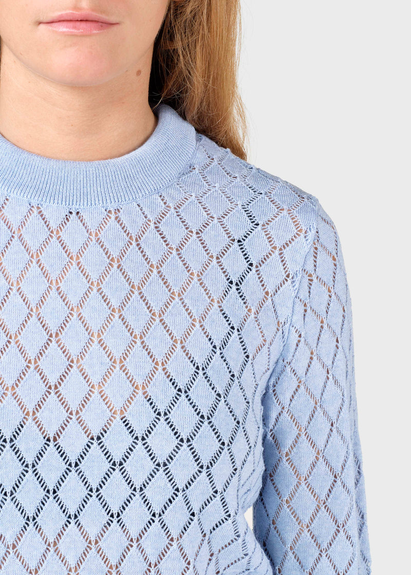 Klitmøller Collective ApS Sille knit Knitted sweaters Light blue