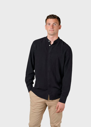 Klitmøller Collective ApS Simon lyocell shirt Shirts Black