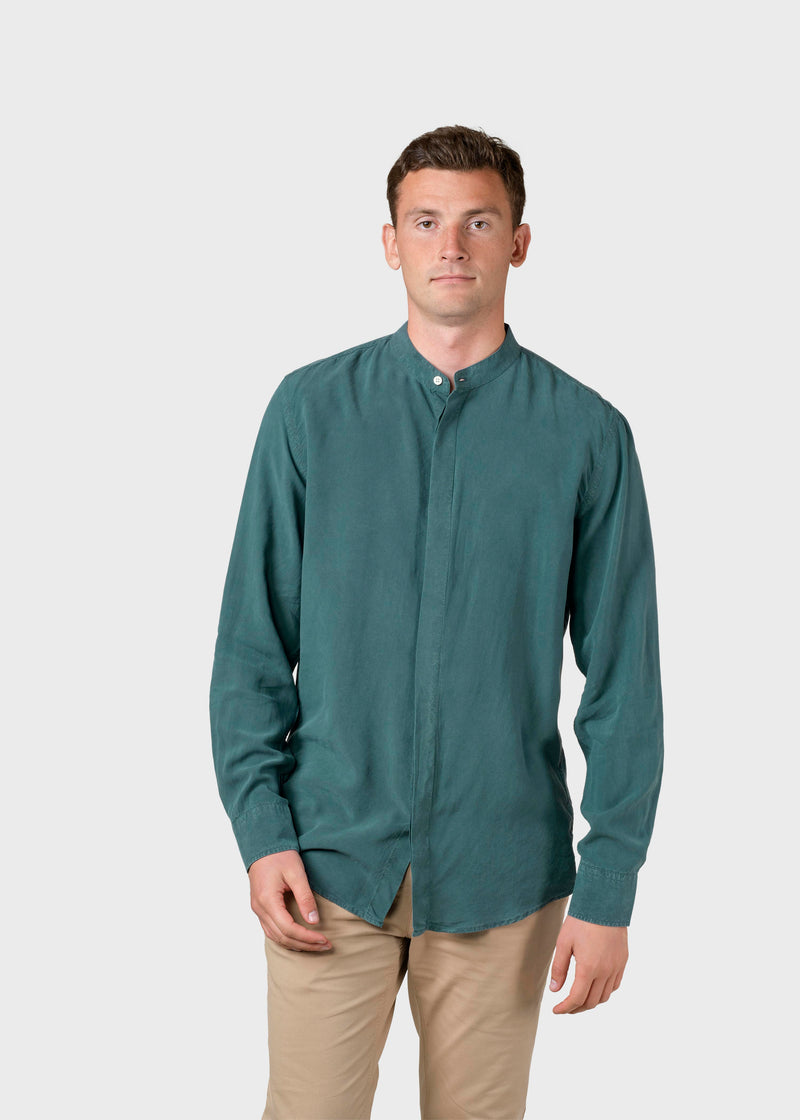 Simon lyocell shirt - Moss Green klitmollercollective.com Simon lyocell shirt - Moss Green klitmollercollective.com