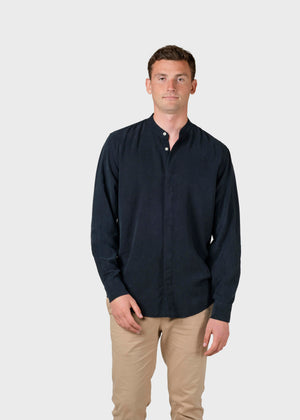 Klitmøller Collective ApS Simon lyocell shirt Shirts Navy