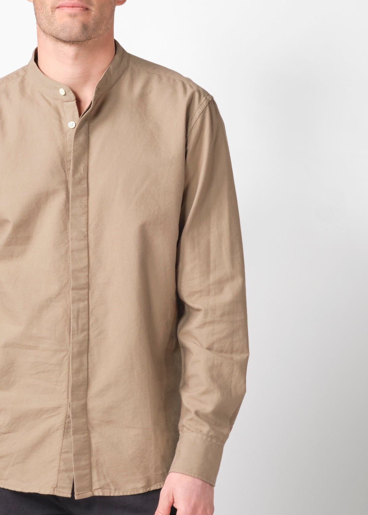 Klitmøller Collective ApS Simon shirt GOTS Shirts Cashew