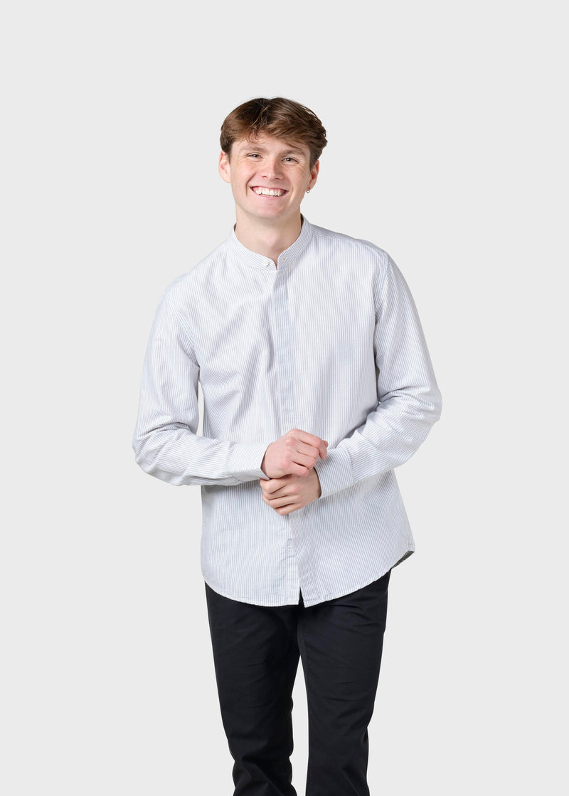 Klitmøller Collective ApS Simon striped shirt Shirts White/sand