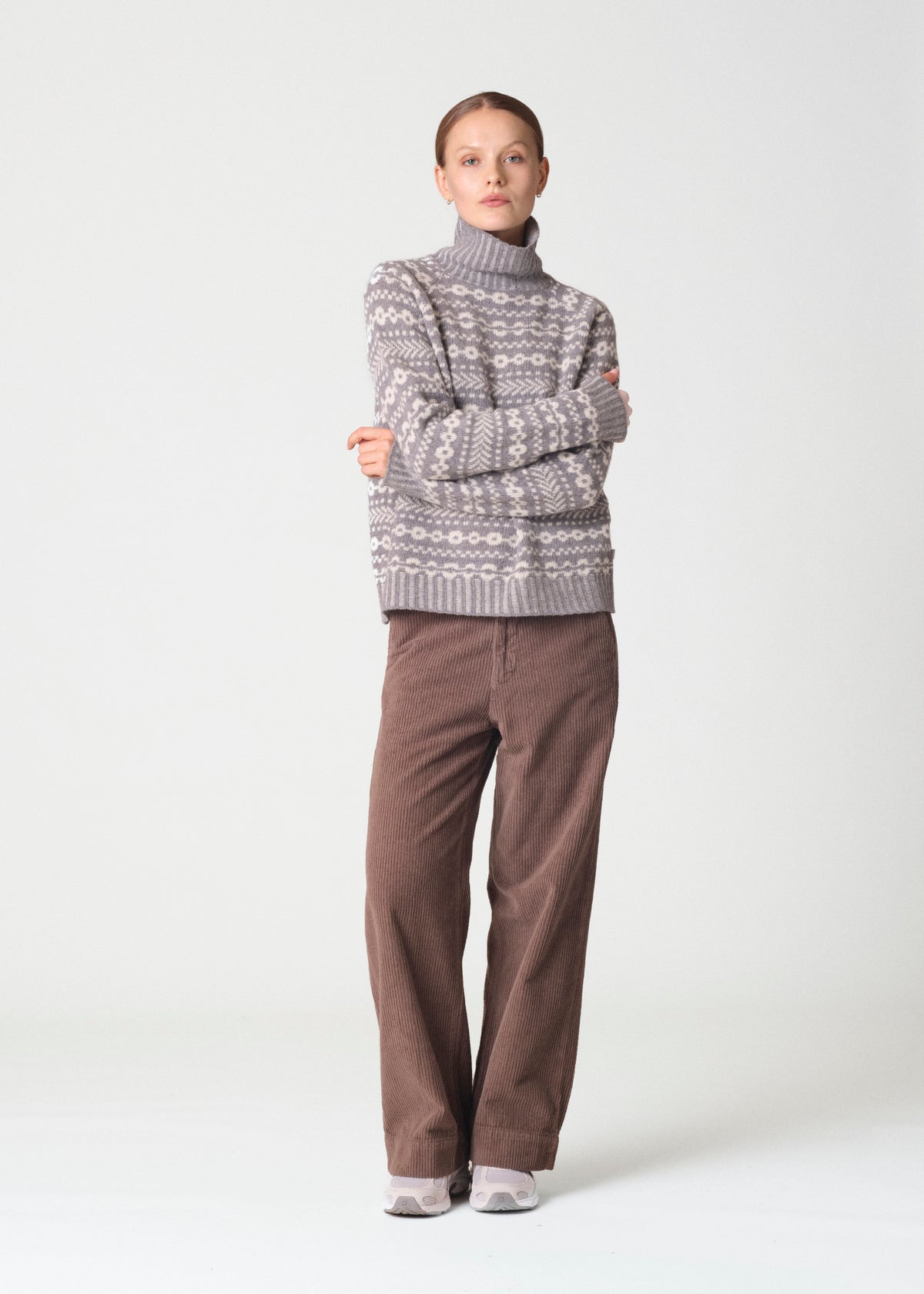 Klitmøller Collective ApS Sofie knit Knitted sweaters Light grey/cream