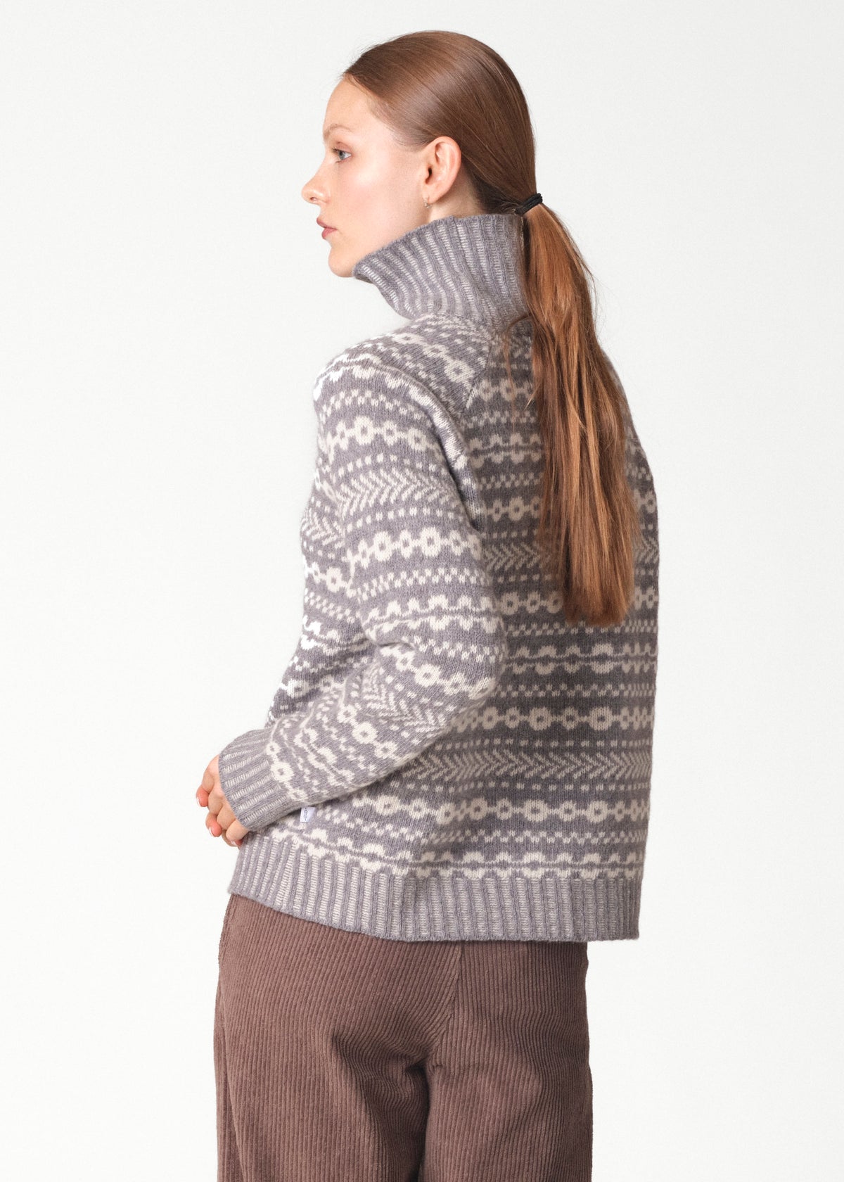 Klitmøller Collective ApS Sofie knit Knitted sweaters Light grey/cream