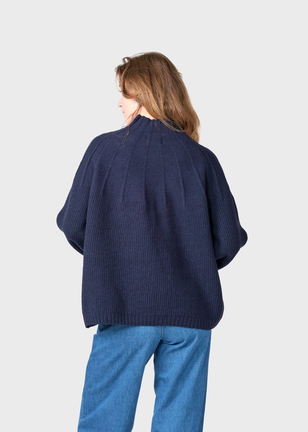 Klitmøller Collective ApS Stella knit Knitted sweaters Navy