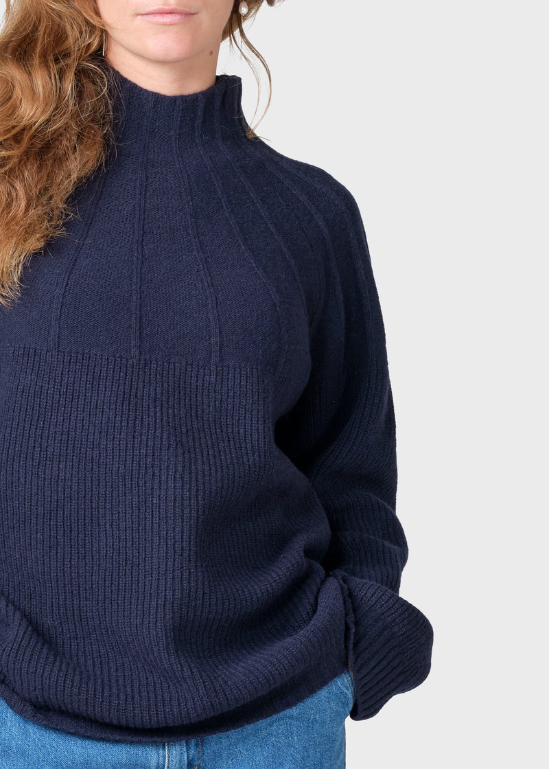 Klitmøller Collective ApS Stella knit Knitted sweaters Navy