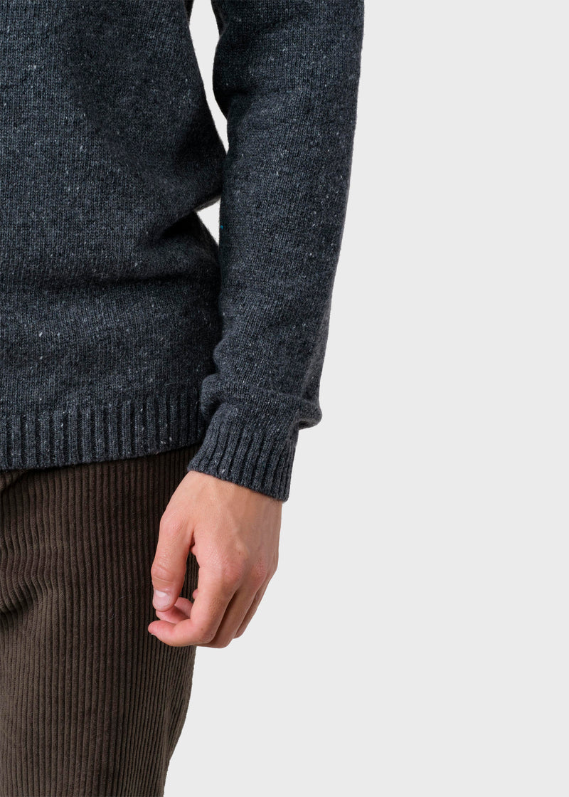 Klitmøller Collective ApS Stian knit Knitted sweaters Grey melange