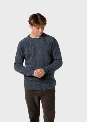 Klitmøller Collective ApS Stian knit Knitted sweaters Grey melange