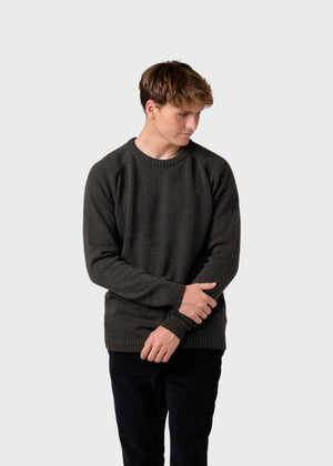 Klitmøller Collective ApS Stian knit Knitted sweaters Olive