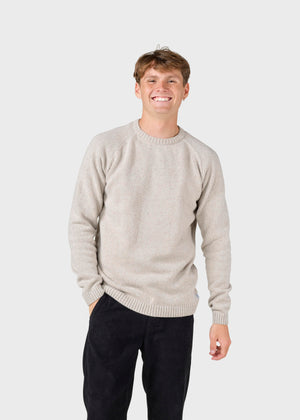 Klitmøller Collective ApS Stian knit Knitted sweaters Pastel sand