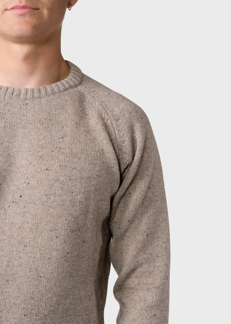 Klitmøller Collective ApS Stian knit Knitted sweaters Sand