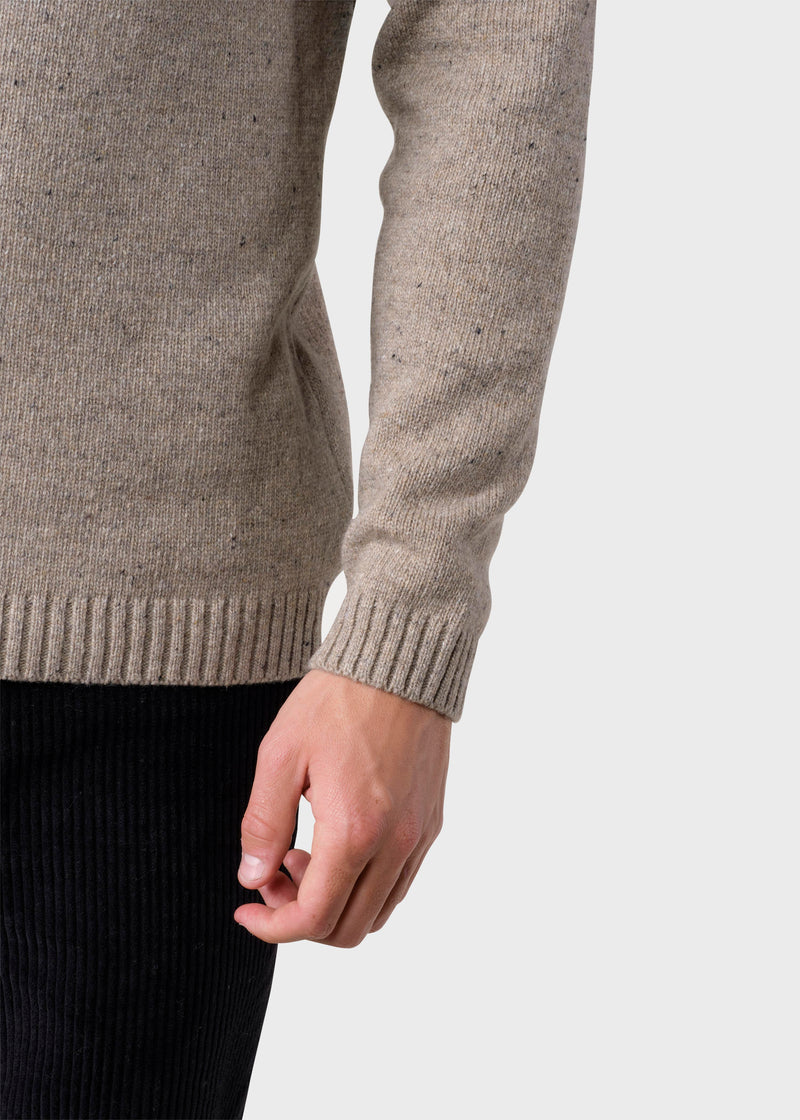 Klitmøller Collective ApS Stian knit Knitted sweaters Sand
