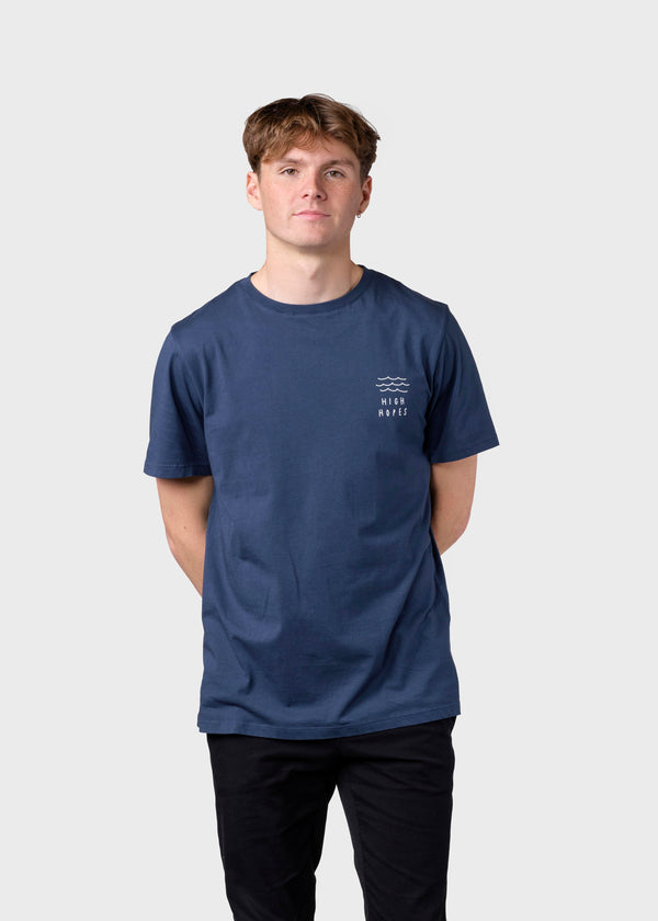 Klitmøller Collective ApS Sture tee T-Shirts Deep blue