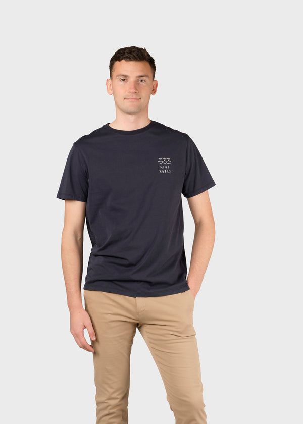 Klitmøller Collective ApS Sture tee T-Shirts Navy