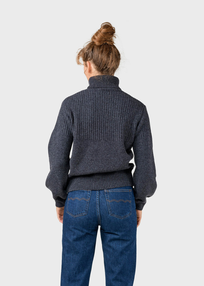 Klitmøller Collective ApS Svale knit Knitted sweaters Anthracite